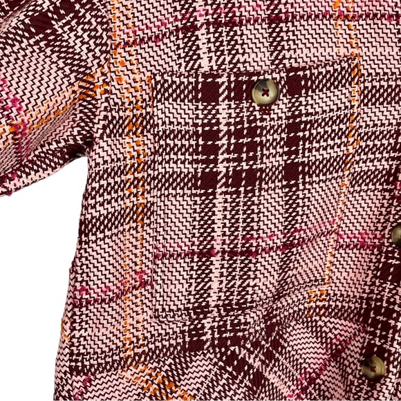 ANTHROPOLOGIE HUDSON PLAID OVERSIZED SHIRT JACKET SHACKET - Picture 12 of 16